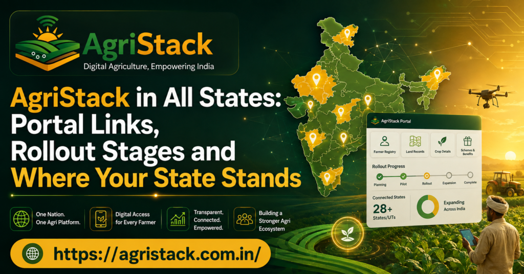 AgriStack in All States: Portal Links, Rollout Stages and Where Your State Stands