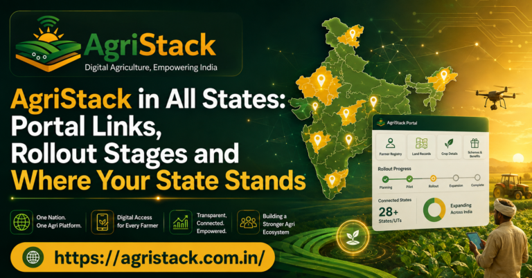 AgriStack in All States: Portal Links, Rollout Stages and Where Your State Stands