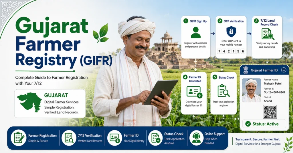 Gujarat Farmer Registry (GIFR): Complete Guide to Farmer Registration with Your 7/12