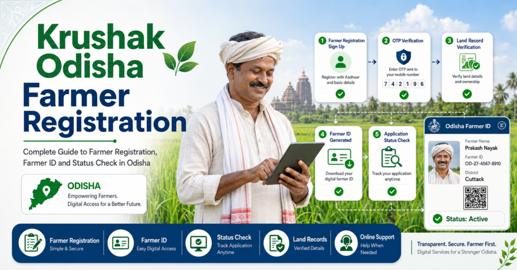 Krushak Odisha Complete Guide to Farmer Registration, Farmer ID and Status Check in Odisha Krushak Odisha Complete Guide to Farmer Registration, Farmer ID and Status Check in Odisha