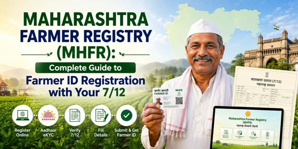 Maharashtra Farmer Registry (MHFR) Complete Guide to Farmer ID Registration with Your 712