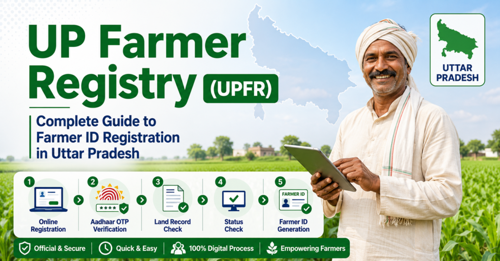 UP Farmer Registry (UPFR) Complete Guide to Farmer ID Registration in Uttar Pradesh