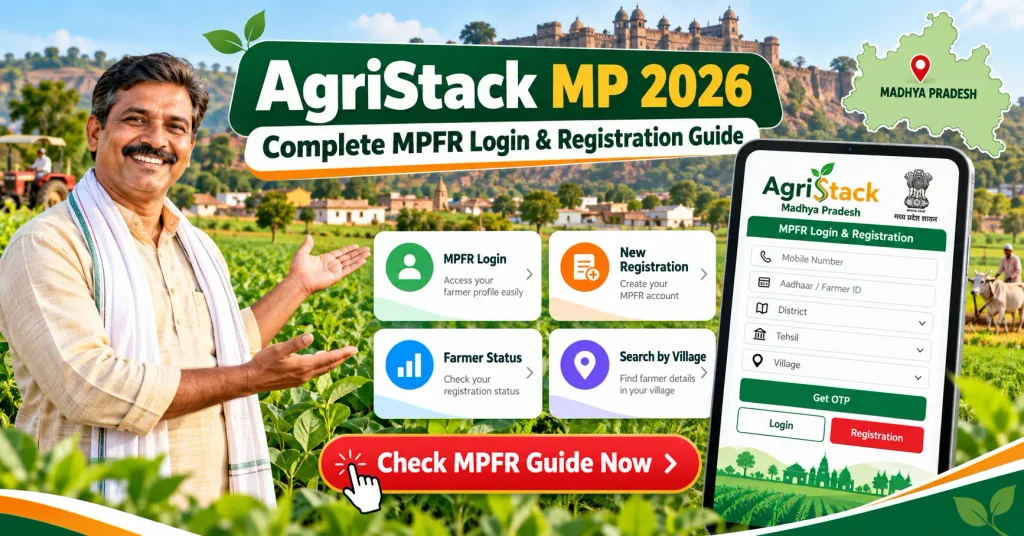 AgriStack MP 2026 Complete MPFR Login & Registration Guide