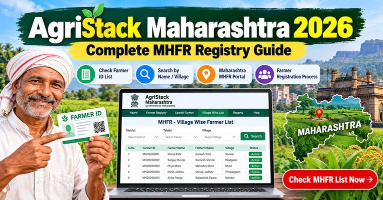 AgriStack Maharashtra 2026 Complete MHFR Registry Guide