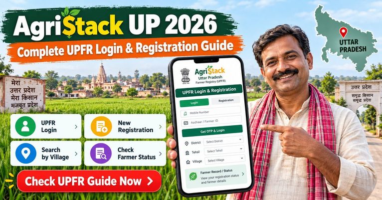 AgriStack UP 2026 Complete UPFR Login & Registration Guide
