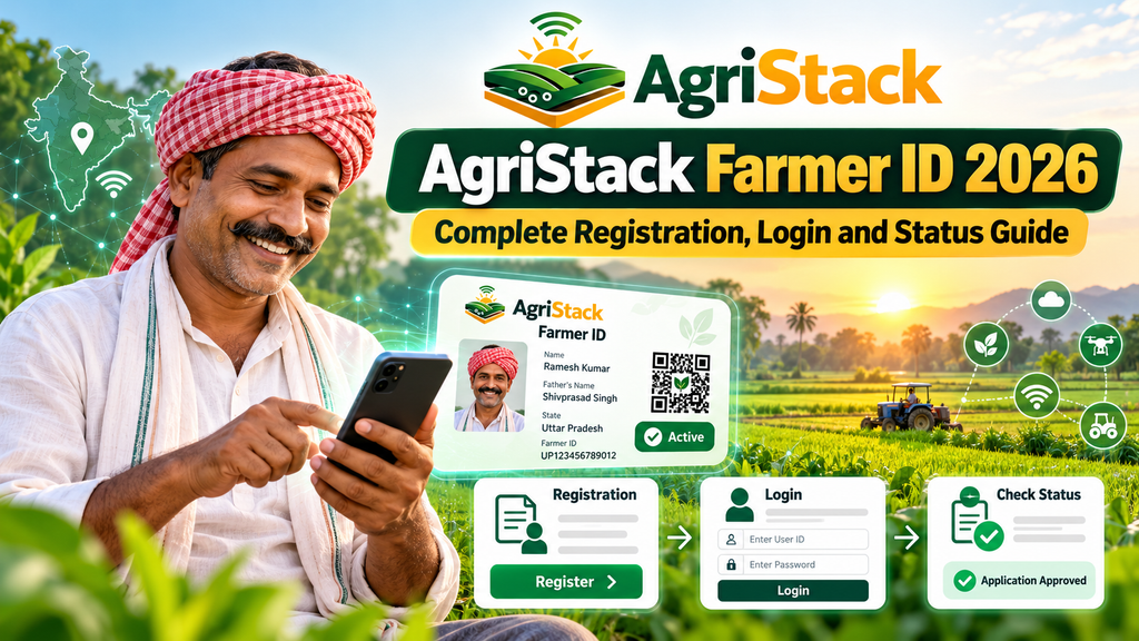 AgriStack Farmer ID 2026 Complete Registration, Login and Status Guide