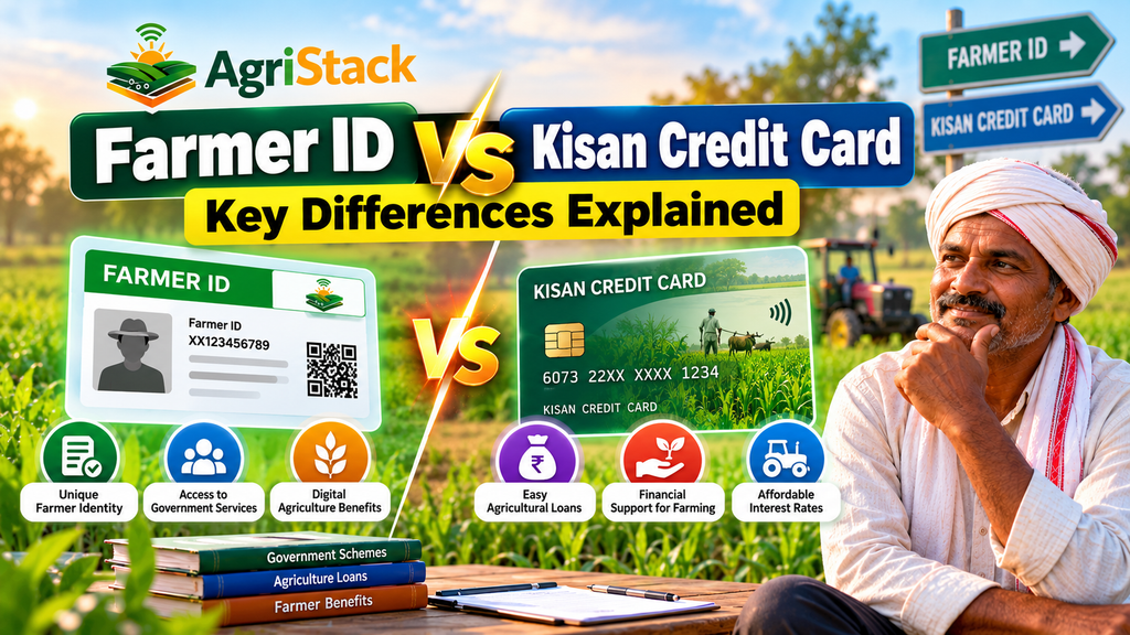 Farmer ID vs Kisan Credit Card: Key Differences Explained