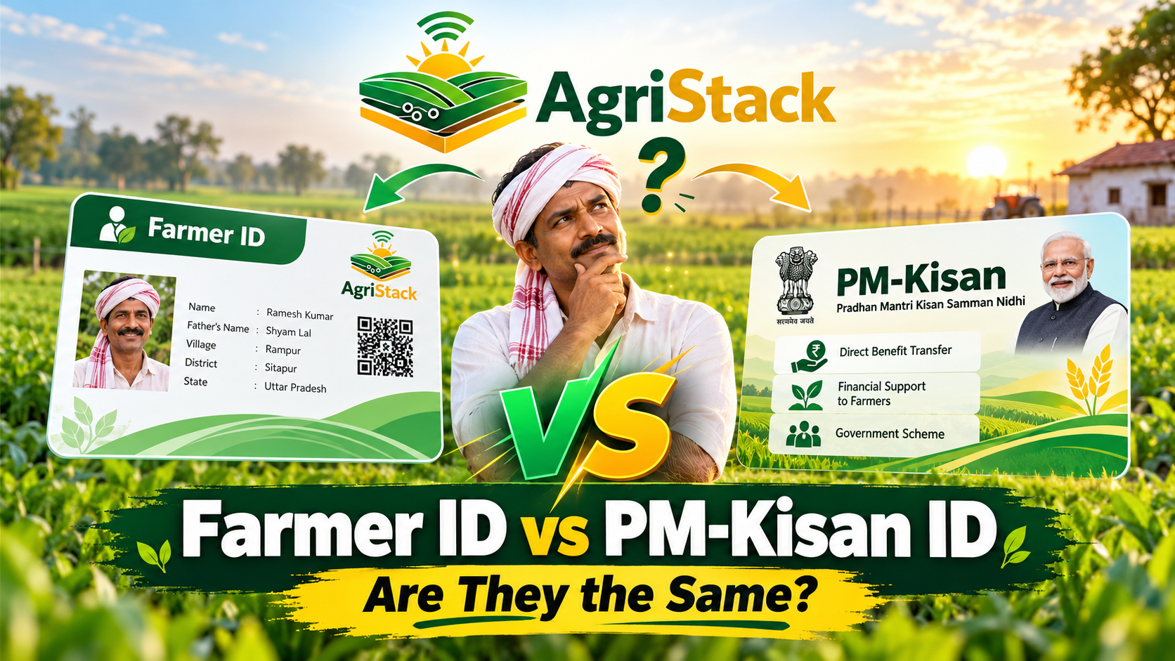 Farmer ID vs PM-Kisan ID: Are They the Same?